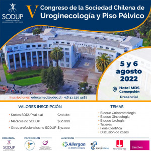 V Congreso de la Sociedad Chilena de Uroginecología y Piso Pélvico, Médicos no SODUP.