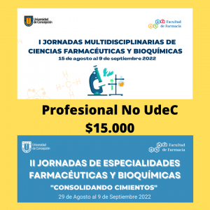 Jornadas Facultad de Farmacia 2022 Profesional No UdeC