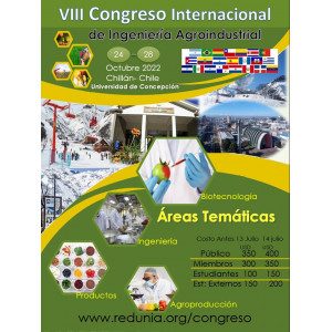 8vo. CONGRESO INTER. ING, AGROINDUSTRIAL- PUBLICO GENERAL