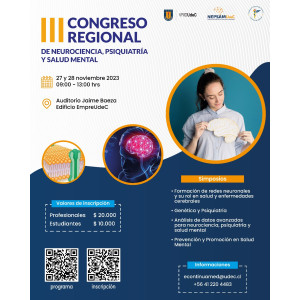 III Congreso regional : de Neurociencia, Psiquiatria y Salud mental 2023 (Estudiantes)