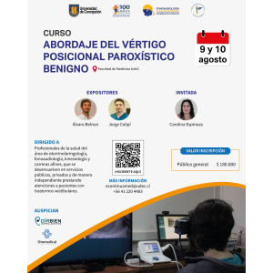 Curso abordaje del vértigo posicional paroxístico benigno 2024 (Arancel)