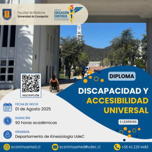 Diploma en discapacidad y accesibilidad universal 2025 (matrícula)