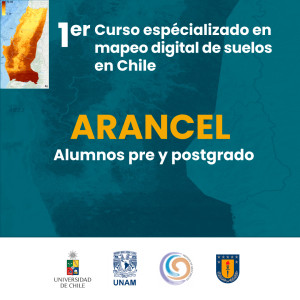 CURSO MAPEO DIGITAL SUELOS EN CHILE - ARANCEL ALUMNOS PRE Y POSTGRADO