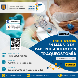 CURSO MANEJO EN PACIENTES ADULTOS CON TRAQUEOSTOMIA 2025 (Arancel 10% dcto)