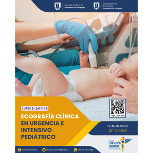 CURSO ECOGRAFÍA CLÍNICA EN URGENCIA E INTENSIVO PEDIÁTRICO 4° versión 2026 (Arancel con dcto)