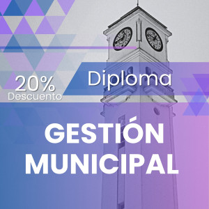 Diploma en Gestión Municipal 2026 dcto 20%