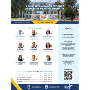 XI CURSO INTENACIONAL, AVANCES EN PEDIATRÍA NEONATAL 2026 - (Taller Reanimación y Neurología...