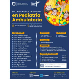 III Curso de Tópicos Relevantes en Pediatría Ambulatoria 2026 - (Médicos)