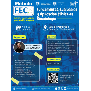 Curso Método FEC, fundamentos evaluación y aplicación clínica 2026