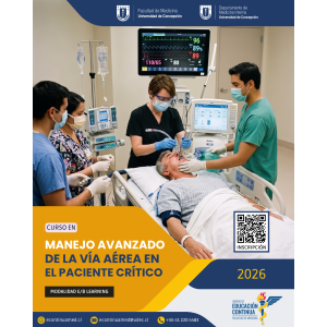 CURSO MANEJO AVANZADO DE LA VÍA AÉREA EN PACIENTE CRÍTICO 2026 - (Arancel curso)