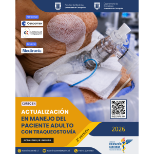 CURSO MANEJO EN PACIENTES ADULTOS CON TRAQUEOSTOMIA 3° versión 2026 - (Arancel curso + taller)