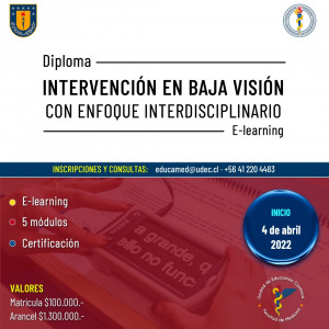 (Arancel con dcto) Diploma de Intervencion en Baja Vision con Enfoque Interdisciplinario (2022)