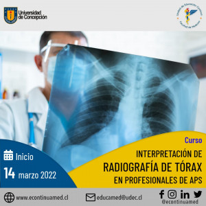 Matrícula Interpretación Radiografía de Tórax para profesionales APS (2022)